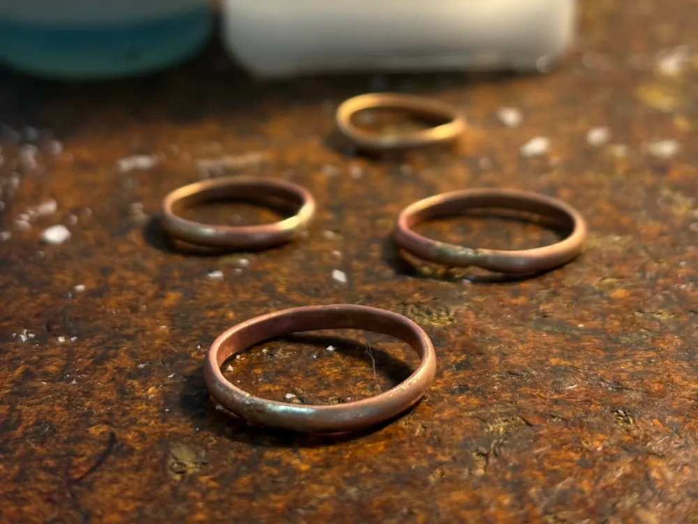 practicing soldering